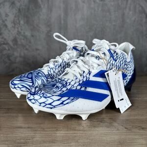 Adidas Adizero Electric Football Cleats Size 11 White Blue IH8569